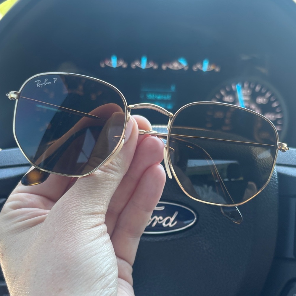 Ray-Ban Classic Gold Frame Sunglasses